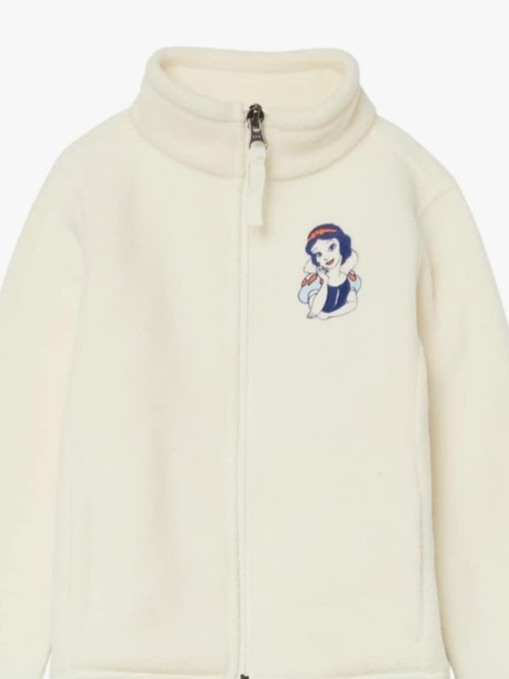 Disney Licensed Snow White Full-Zip Fleece Jacket In Cream Color. Brand New - Picture 3 of 3